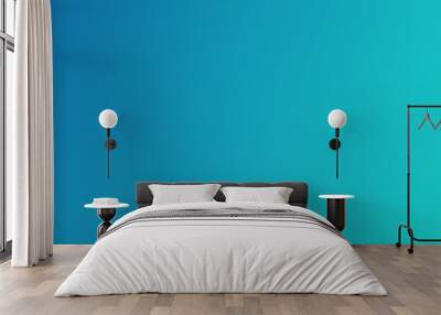 banner of elegant azure color for the concept design of advertising and design Wall mural