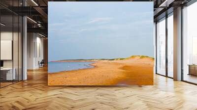 Red sand beach Wall mural