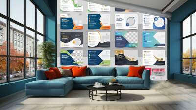 Corporate business Modern postcard EDDM design template bundle Wall mural