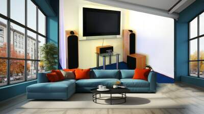 home theater 2 Wall mural