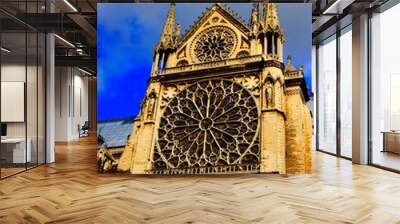 Notre-Dame Cathedral in Paris, France. Wall mural