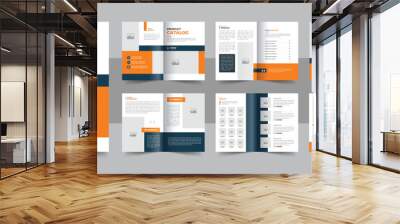 Product Catalog & Catalogue Design template layout vector, Fashion or Furniture Product Catalog or Multipurpose Portfolio layout Wall mural