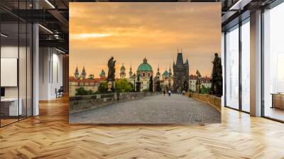 prague ,charles bridge Wall mural