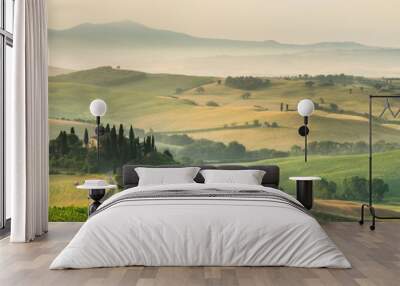 summer landscape of Tuscany, Italy. Wall mural