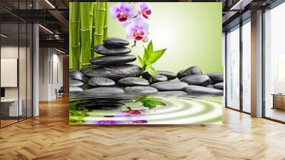 zen stones Wall mural