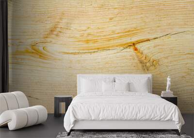 Wooden background light pine board Wall mural