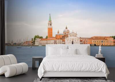 view of San Giorgio Island, Venice, Italy Wall mural