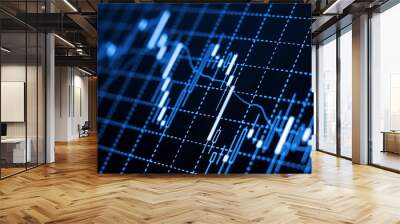 Forex charts Wall mural