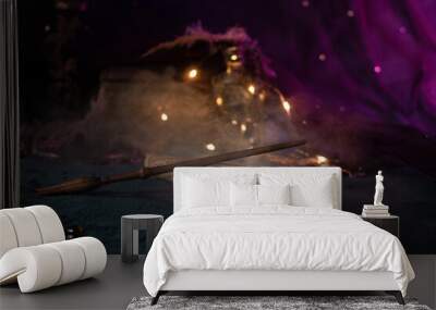 Luna's wand among magical things Wall mural