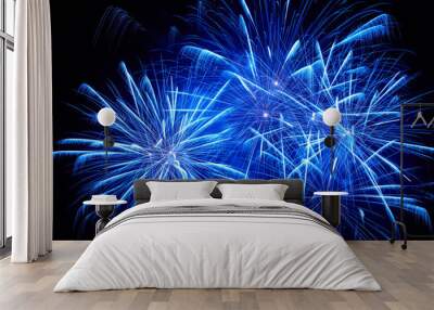 Colorful fireworks Wall mural