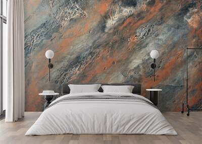 ocher black spotted ba Wall mural