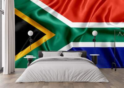 Flag of South Africa silk Wall mural