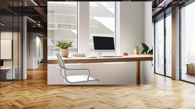 modern office interior Wall mural