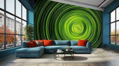 abstract rotating neon lights texture. Wall mural