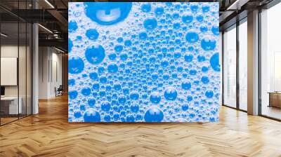 Soap bubbles texture.  Wall mural