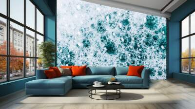 Soap bubbles texture.  Wall mural