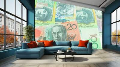 Australia dollar, bank note of Australia. Wall mural