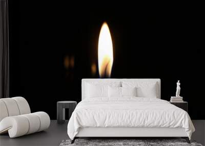 candle in the dark Wall mural