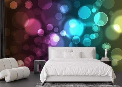 Bokeh Wall mural