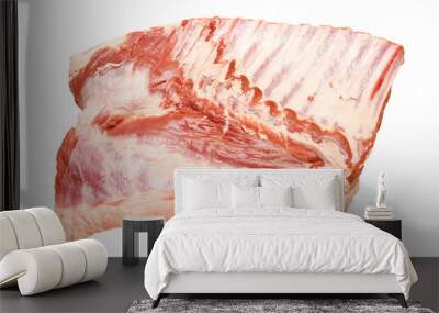 Fresh pork meat Breast with bone Wall mural