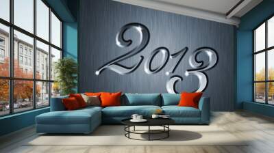 creative new year 2013 design. Wall mural