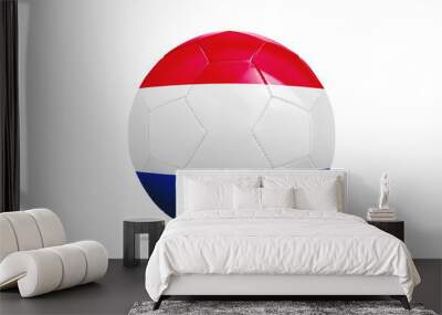 Soccer balls with teams flags,Brazil 2014. Group B, netherlands Wall mural