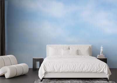 Out of focus the Blue sky and clouds, abstract background. Wall mural