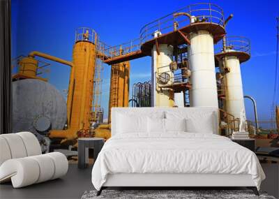 Pipeline valves and industrial equipment Wall mural