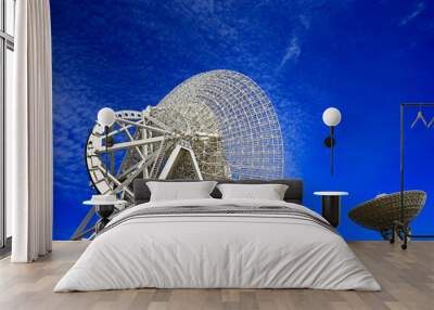 The observatory radio telescope Wall mural