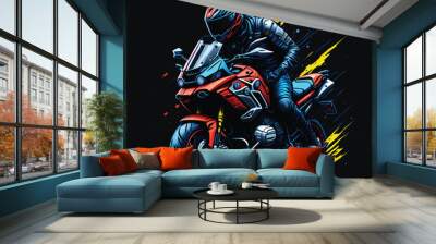 modern t-shirt design  Wall mural