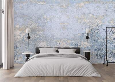 blue vintage grunge abstract background Wall mural