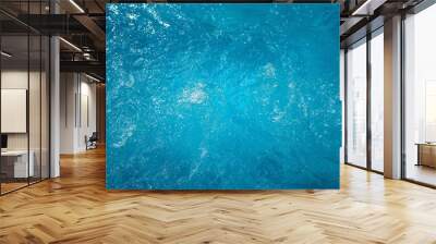 Blue water surface background and textured Wall mural