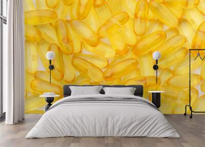 Fish Oil  Background Wall mural