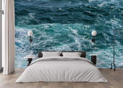 Motion of sea water surface Wall mural