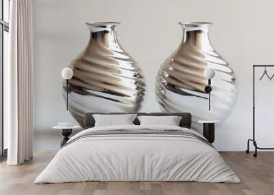 Two Silver Vases Wall mural