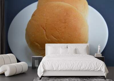 bread filling sweet bean on dish Wall mural