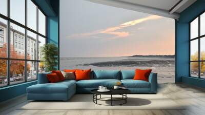 landscape of sea in sunset in Thailand    Wall mural