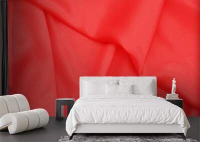 abstract background luxury cloth or liquid wave or wavy folds of grunge silk texture satin velvet material Wall mural