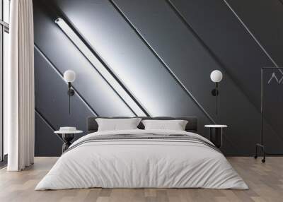 gray light fluorescent of lamp Wall mural