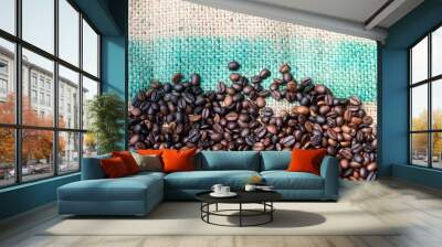  Roa Roasted coffee beanssted coffee beans Wall mural