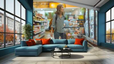 Ever struggled with a wobbly shopping cart? It's a common experience, but new innovations are making carts smoother and easier to maneuver. Wall mural