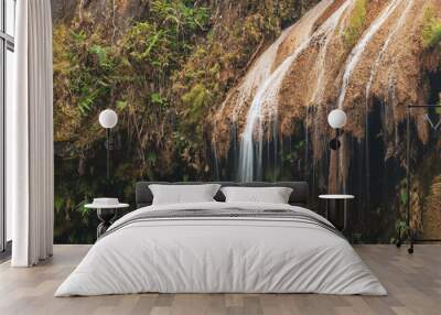 waterfall in the forest Wall mural