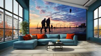 Blackpool Sunset  Wall mural