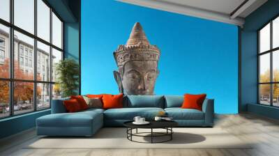 buddhist head Wall mural