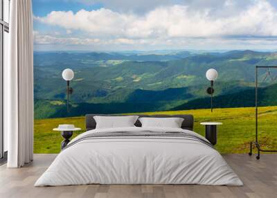 mountain landscape with clouds. beautiful summer scenery Wall mural