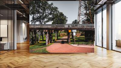 Old Bridge in Marietta, Ohio Wall mural