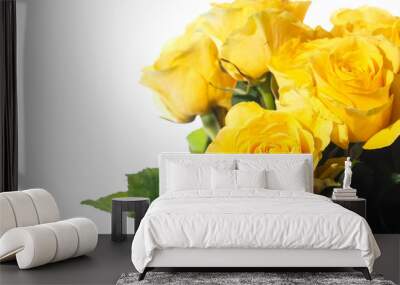 yellow roses Wall mural