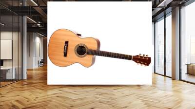 acoustic guitar isolated on a transparent background, generative ai Wall mural