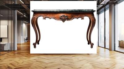 console table isolated on a transparent background, generative ai Wall mural