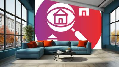 Realty Finder Icon Style Wall mural